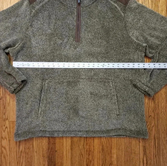 Tommy Bahama Mens Fleece 1/4 Zip Size XXL Cascade Cozy Espresso NEW - Picture 7 of 9